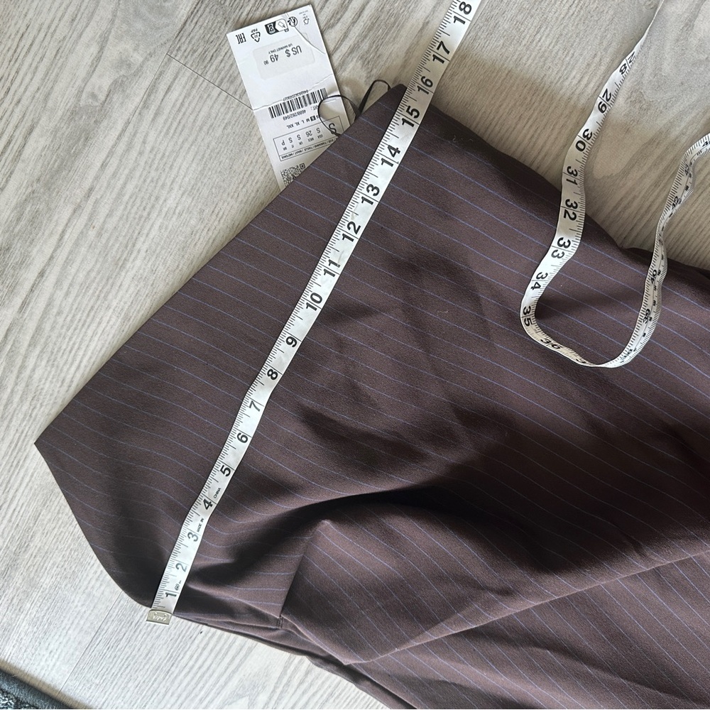 Zara Brown Strapless Dress - Picture 12 of 14